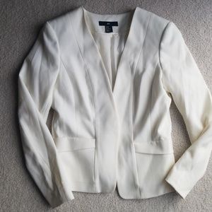 Cream/White blazer